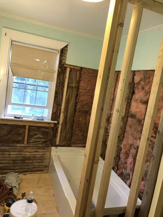 Bathroom before remodel